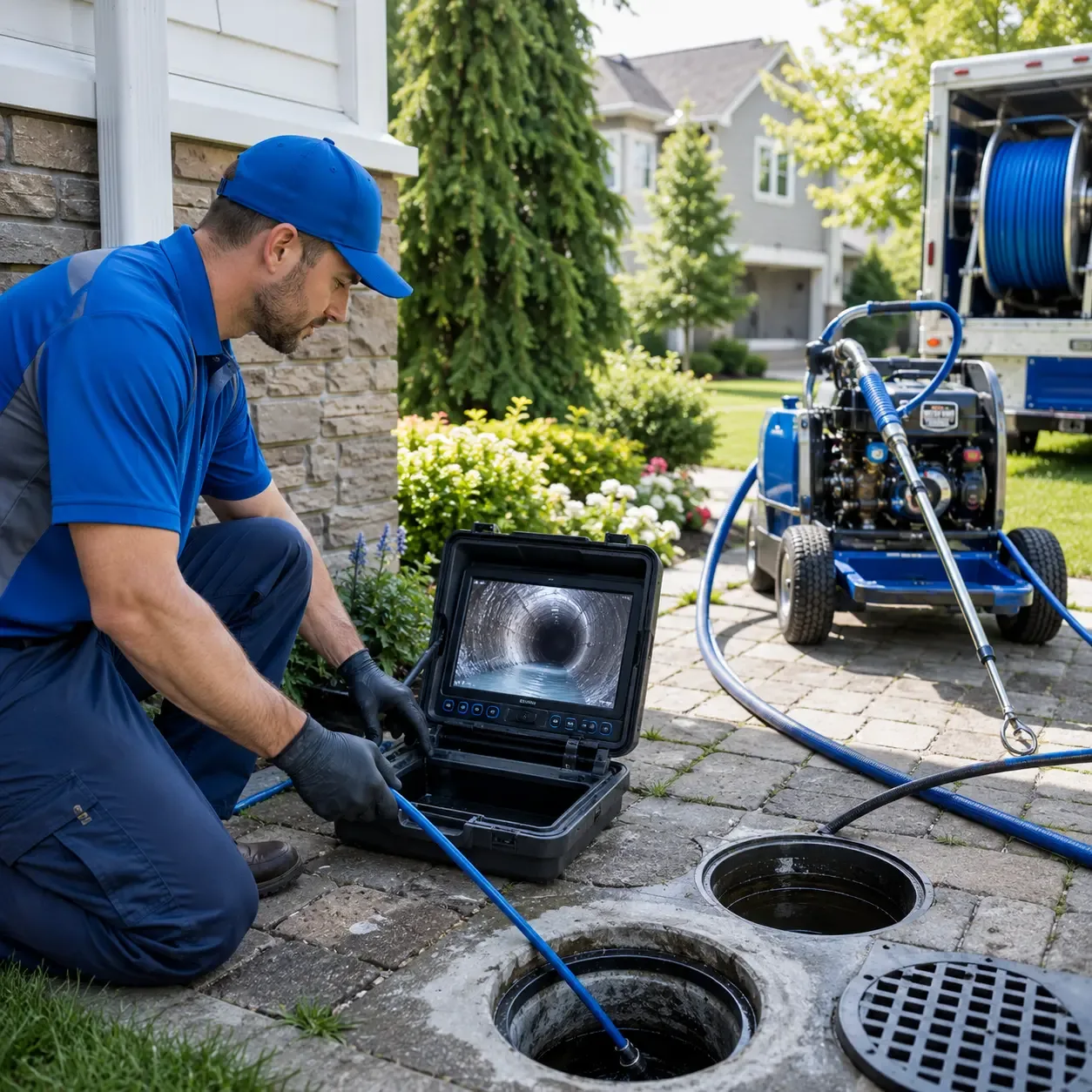 Outdoor drain cleaning professionals serving Divernon, IL